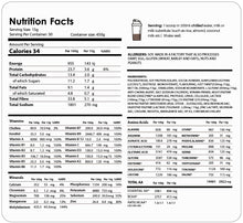 Load image into Gallery viewer, Quick Grow VEGAN Chocolate Hair Shake Nutrition Facts @ Salon 33 Hair Co