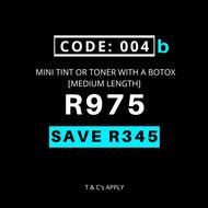 Black Friday Code 004(b) - Medium Hair Length Botox