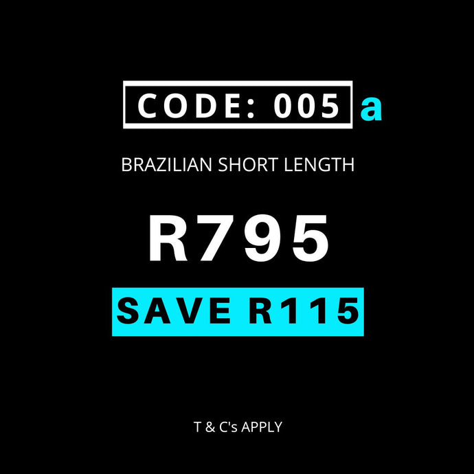 Black Friday Code 005a - Short Brasilian Taming Treatment