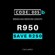 Black Friday Code 005b - Medium Brasilian Taming Treatment