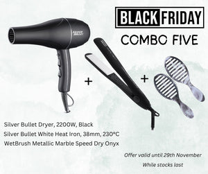 Black Friday Deal - Silver Bullet Dryer Iron Brush Combo