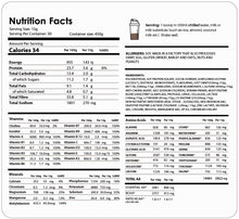 Load image into Gallery viewer, Quick Grow VEGAN Chocolate Hair Shake Nutrition Facts @ Salon 33 Hair Co
